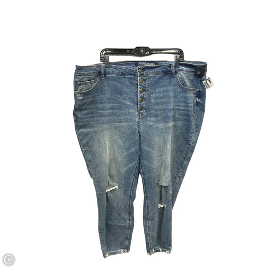 Jeans Skinny By Vanilla Star In Blue Denim, Size: 24