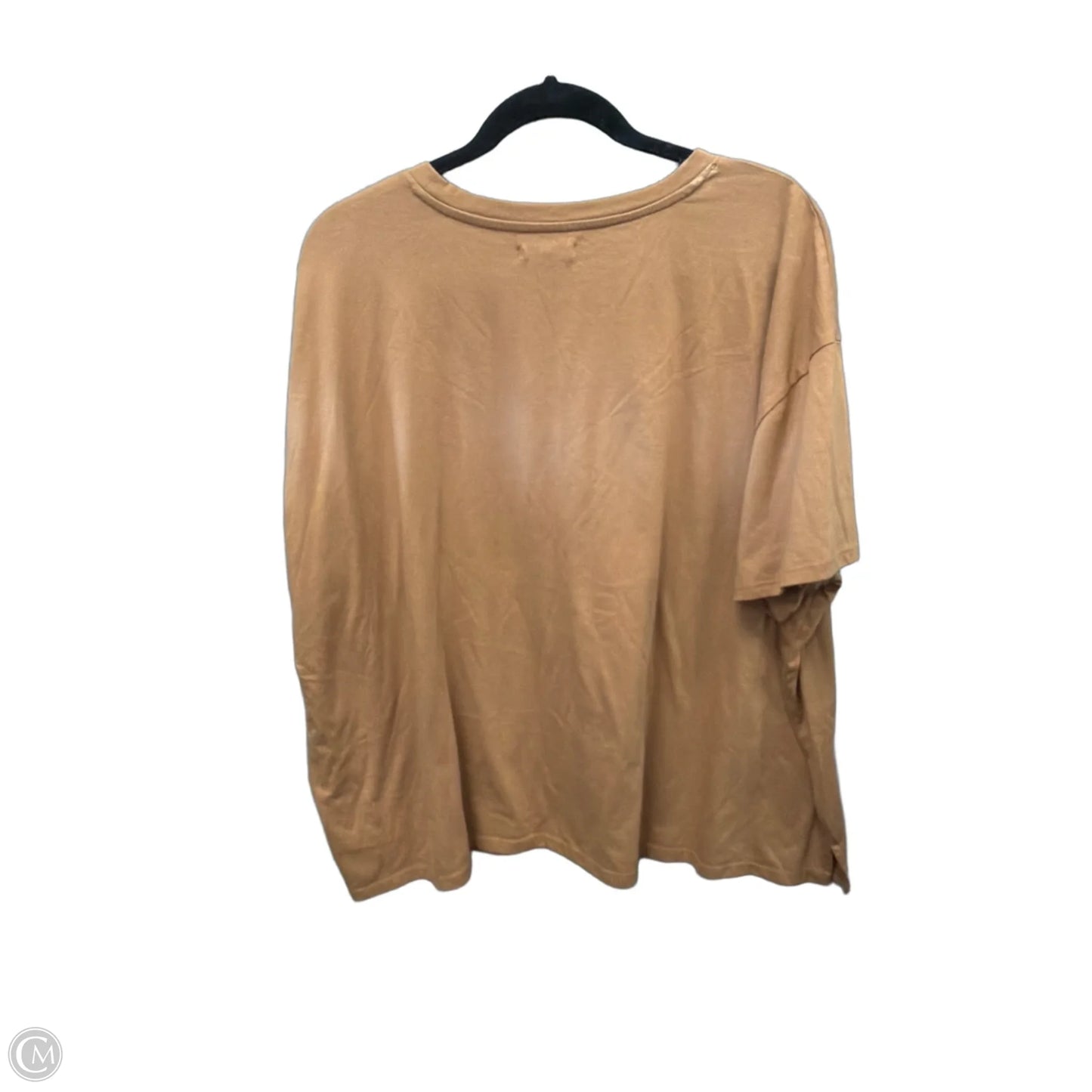 Top Short Sleeve By Maurices In Brown, Size: 3x