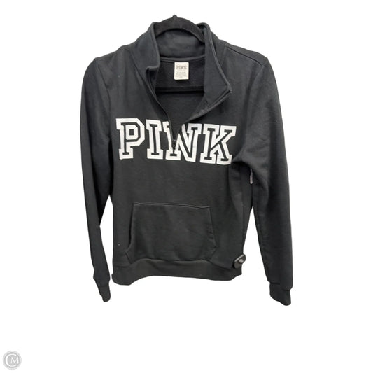 Sweatshirt Collar By Pink In Black, Size: Sp