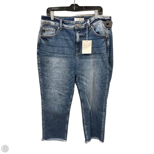Jeans Straight By Kancan In Blue Denim, Size: 16