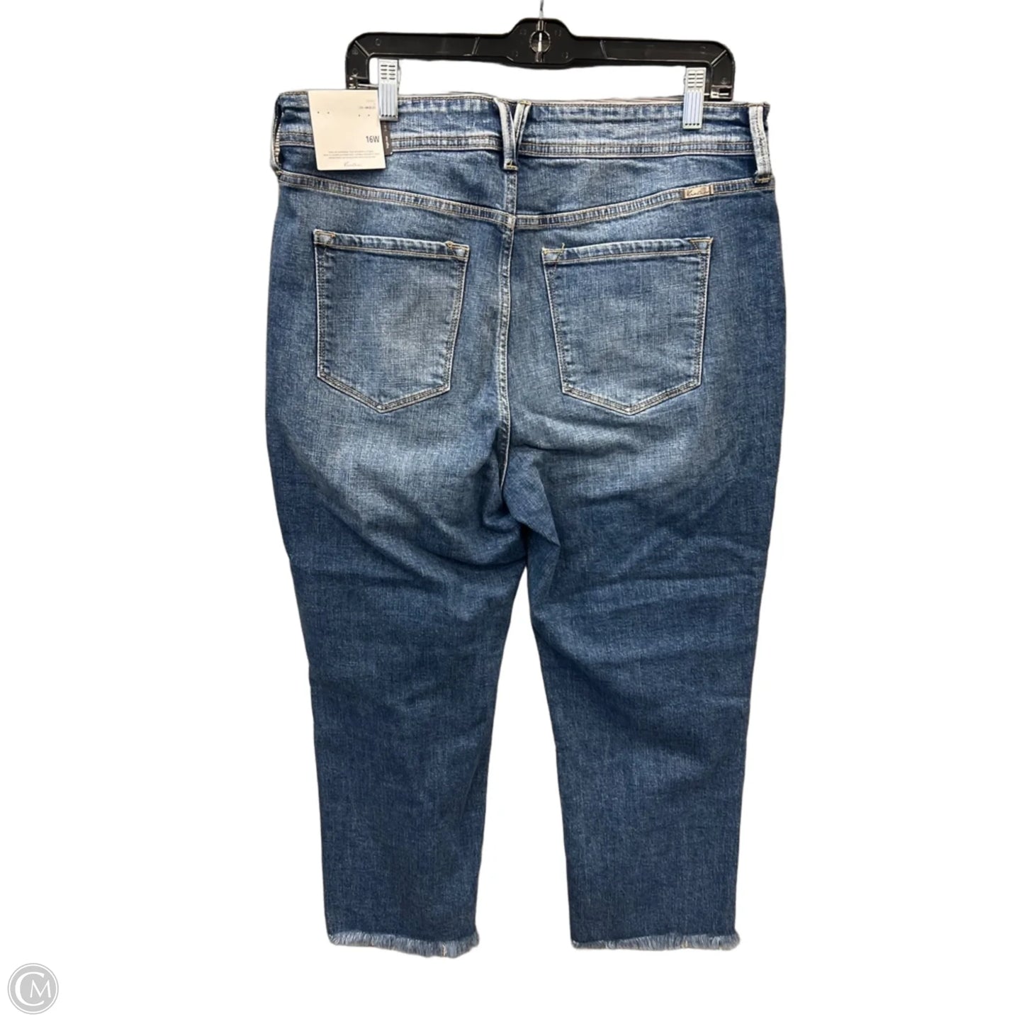 Jeans Straight By Kancan In Blue Denim, Size: 16