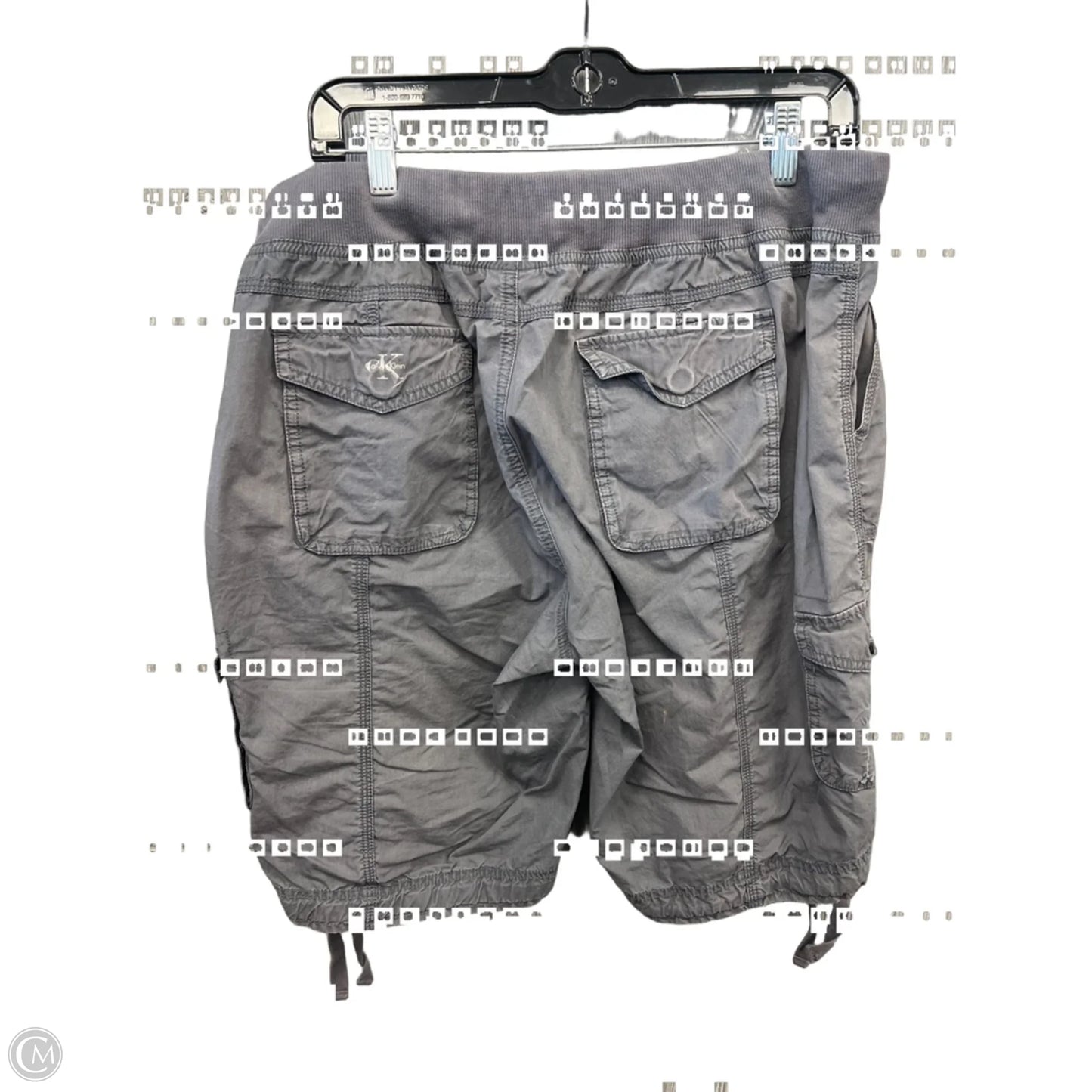 Shorts By Calvin Klein In Grey, Size: 14