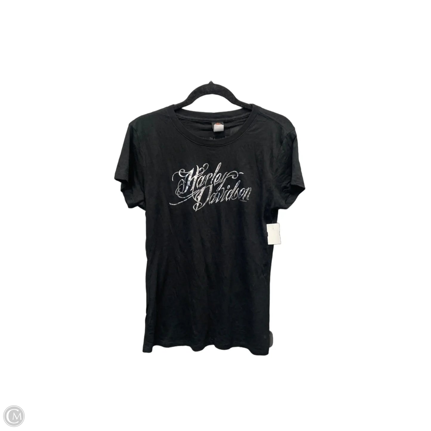 Top Short Sleeve By Harley Davidson In Black, Size: L