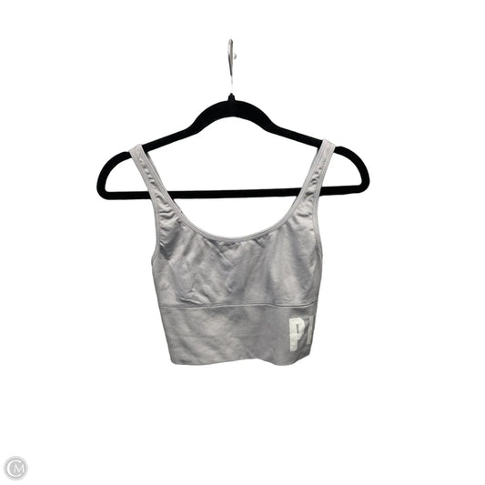 Athletic Bra By Pink In Grey, Size: M