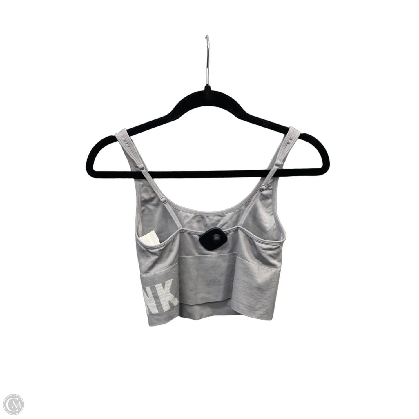 Athletic Bra By Pink In Grey, Size: M