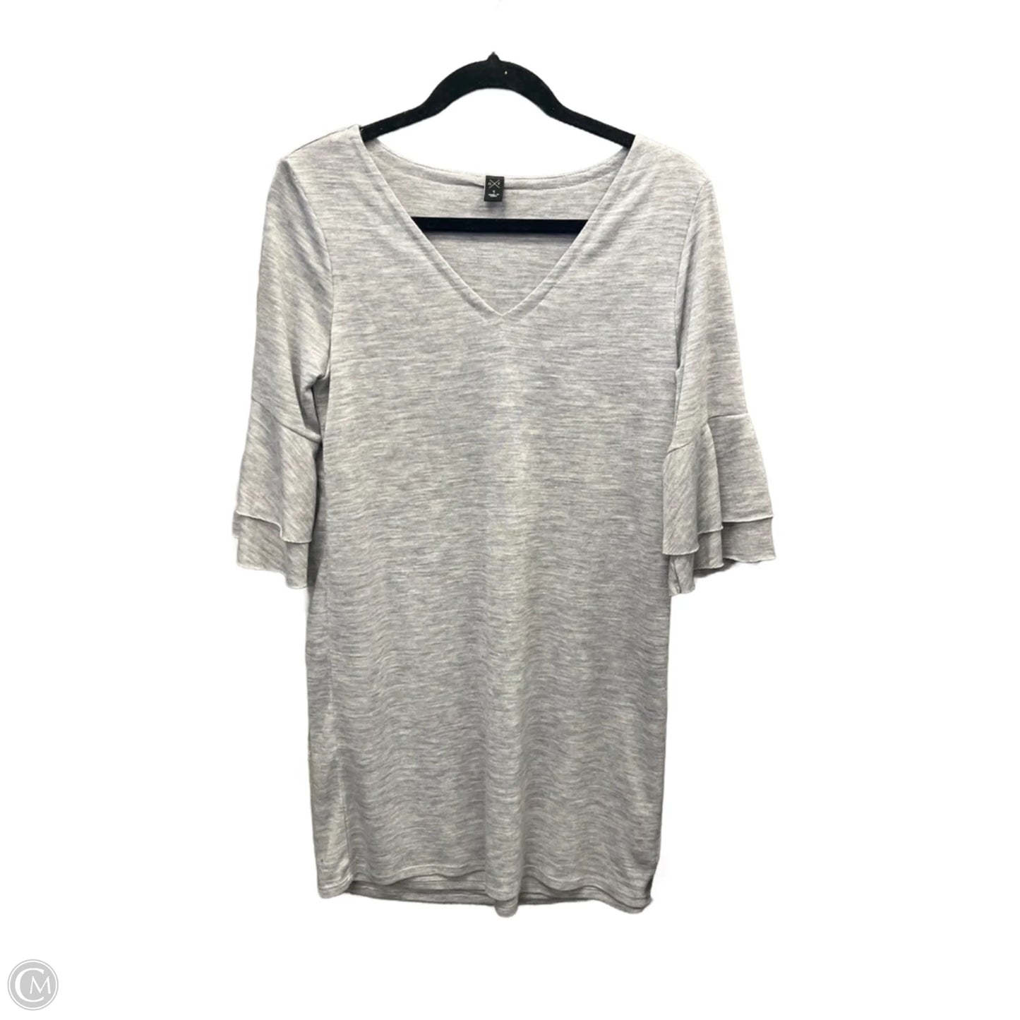 Dress Casual Midi By Clothes Mentor In Grey, Size: S