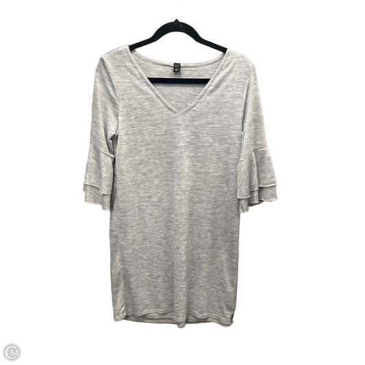 Dress Casual Midi By Clothes Mentor In Grey, Size: S