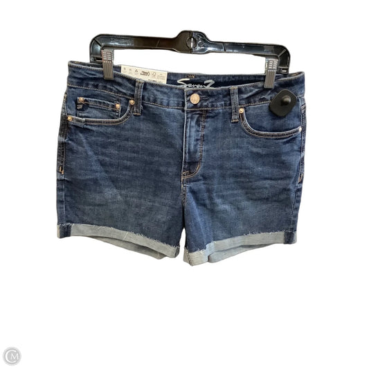 Shorts By Seven 7 In Blue Denim, Size: 10
