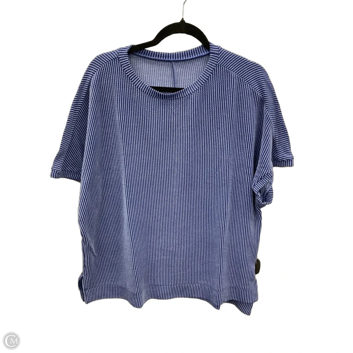 Top Short Sleeve By Clothes Mentor In Blue, Size: M
