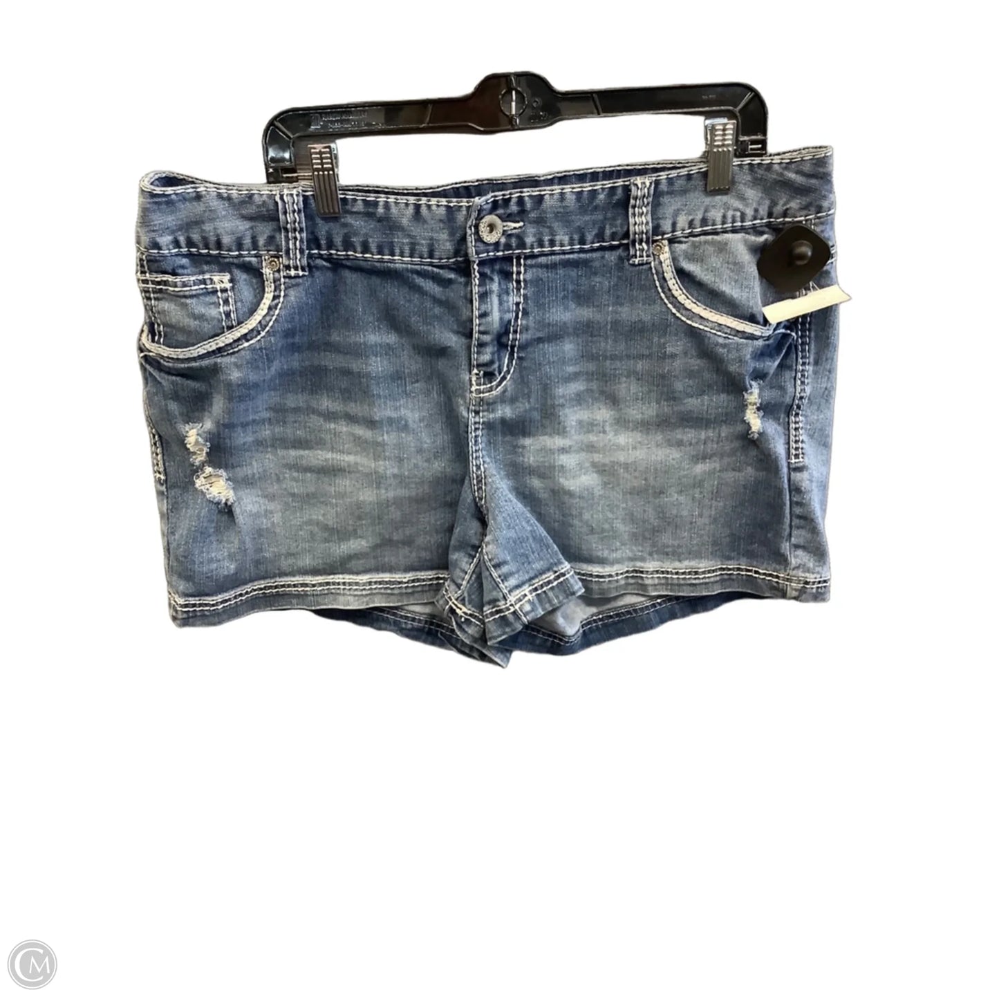 Shorts By Maurices In Blue Denim, Size: 20