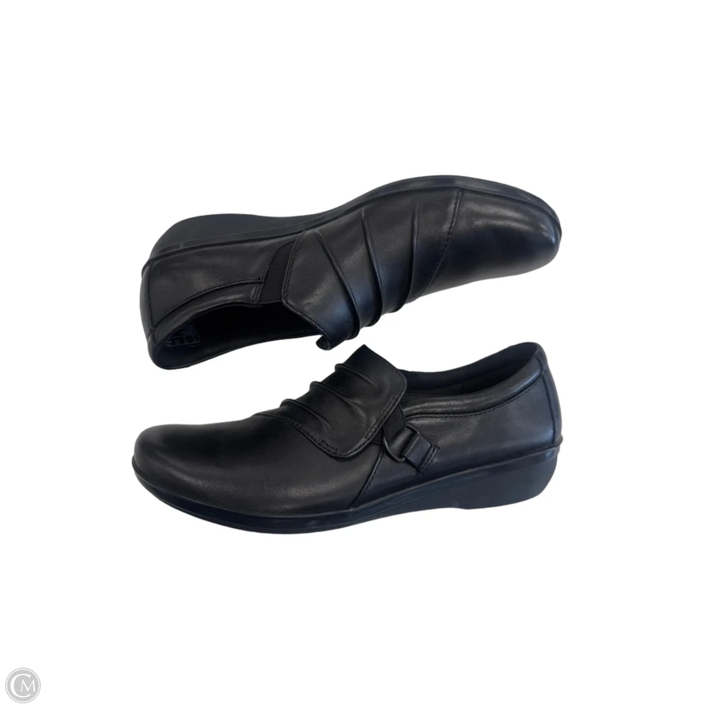 Shoes Flats By Clarks In Black, Size: 7.5