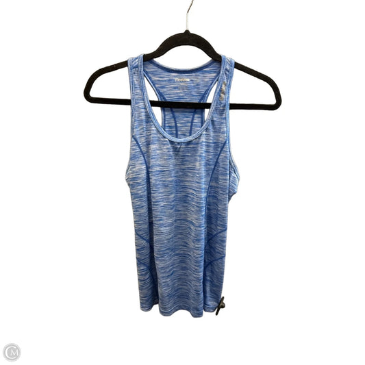 Athletic Tank Top By Reebok In Blue, Size: S