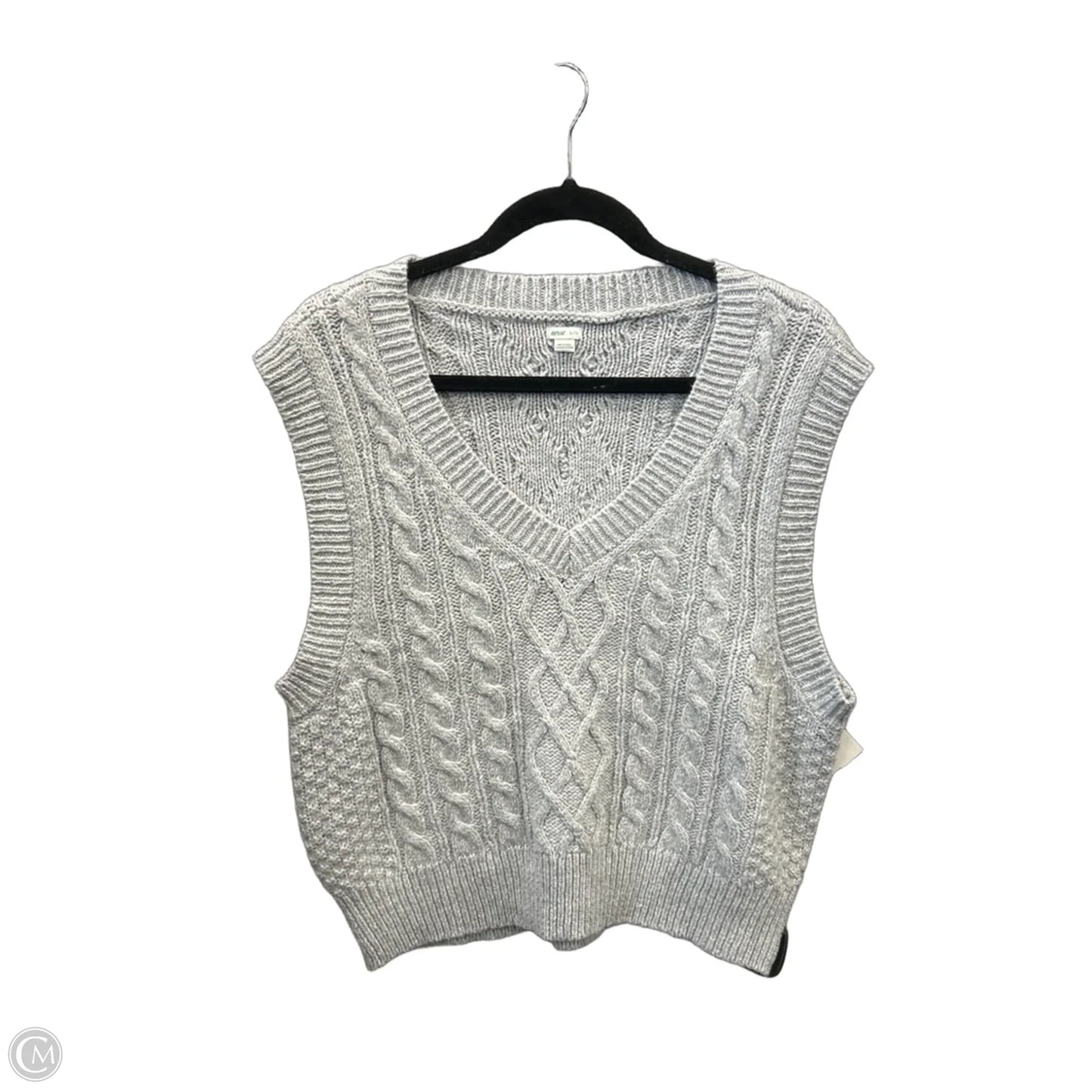 Vest Sweater By Aerie In Grey, Size: Xl