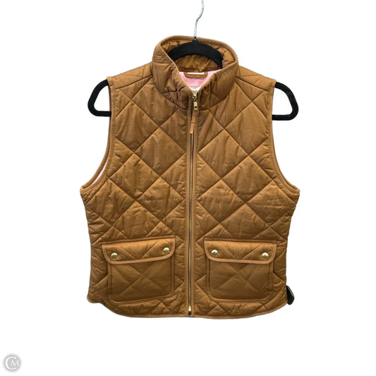 Vest Puffer & Quilted By J. Crew In Brown, Size: S