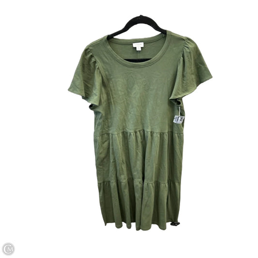 Dress Casual Midi By J. Crew In Green, Size: S