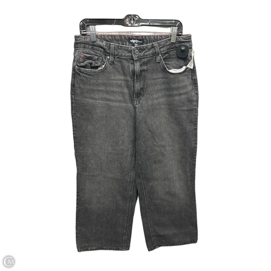 Jeans Straight By Edgely In Black Denim, Size: 12