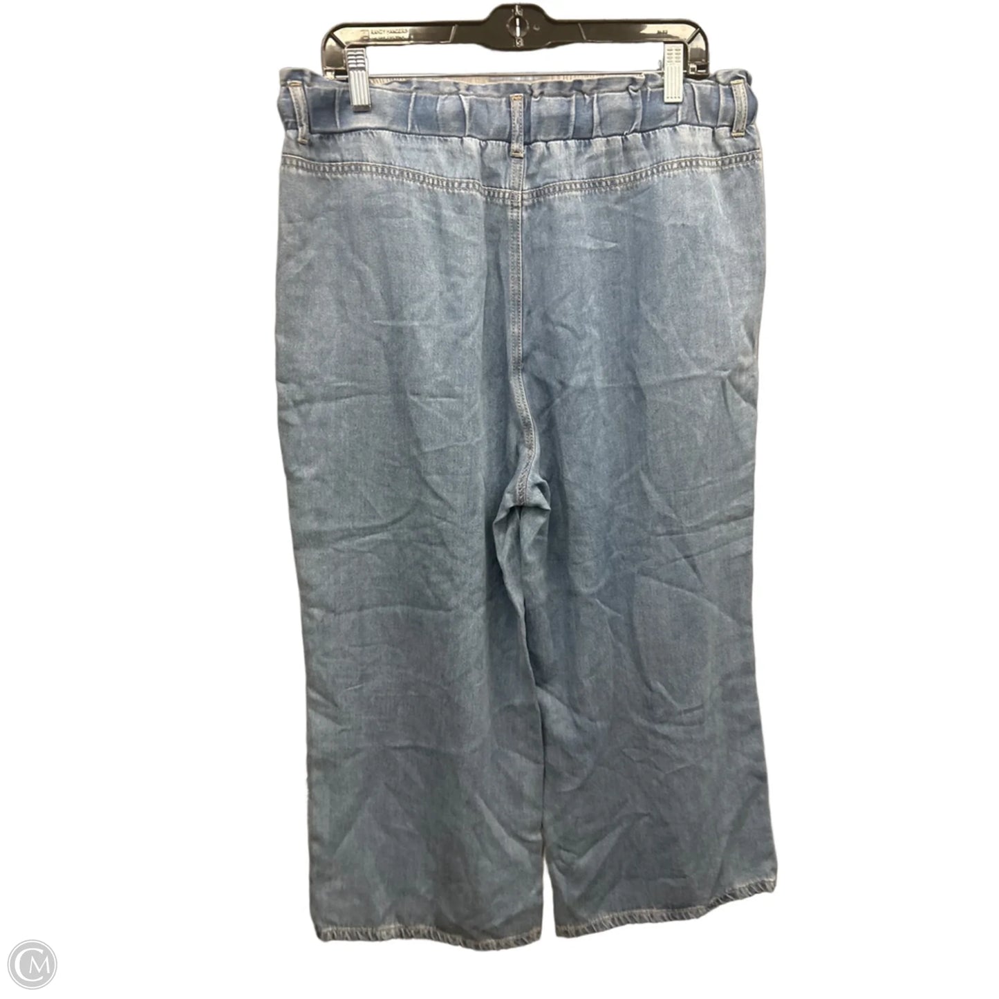 Jeans Wide Leg By Velvet Heart In Blue Denim, Size: 12