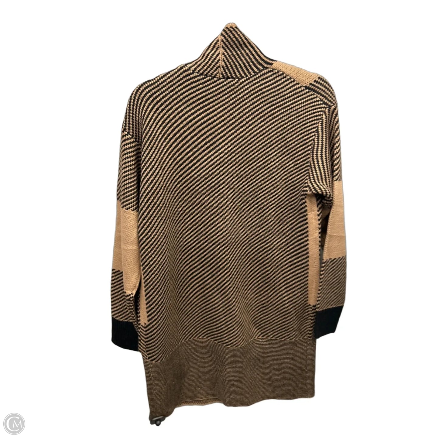 Cardigan By Clothes Mentor In Black & Brown, Size: S