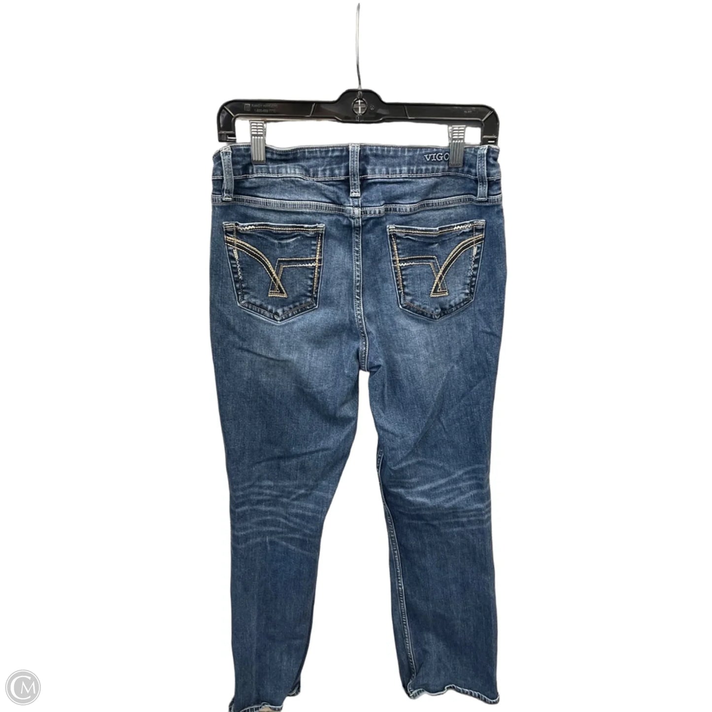 Jeans Boot Cut By Vigoss In Blue Denim, Size: 10