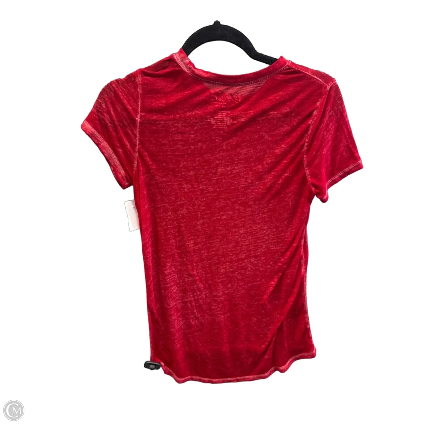 Top Short Sleeve By Clothes Mentor In Red, Size: S