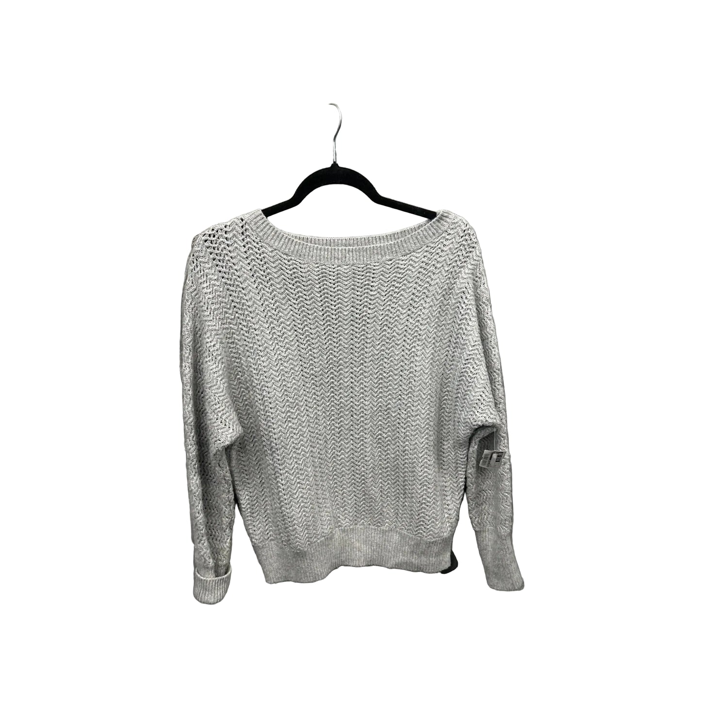 Sweater By Nicole Miller In Grey, Size: M