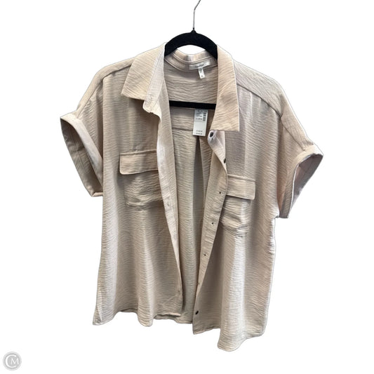 Top Short Sleeve By Maurices In Pink, Size: Xl