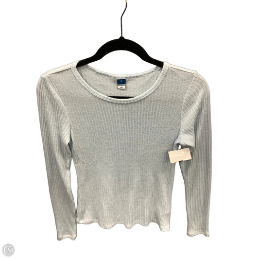 Top Long Sleeve By Old Navy In Blue, Size: M