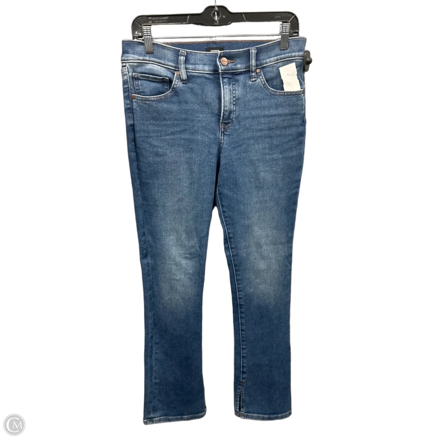 Jeans Skinny By Express In Blue Denim, Size: 6