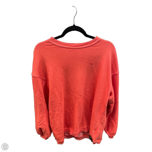 Sweatshirt Crewneck By Aerie In Orange, Size: Xs