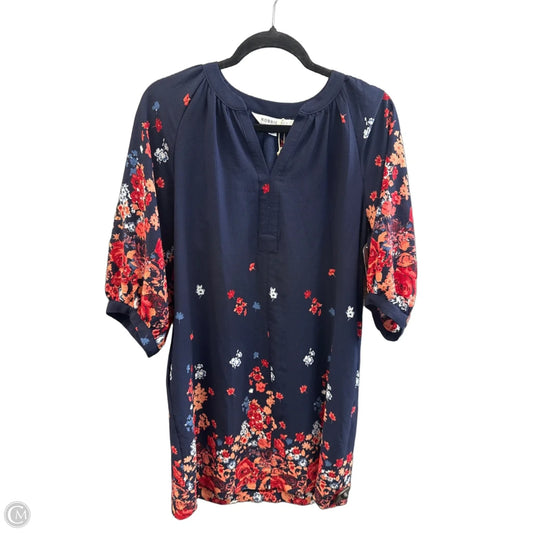 Dress Casual Midi By Robbie Bee In Navy, Size: M