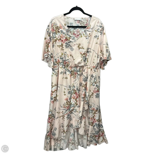 Dress Casual Maxi By Clothes Mentor In Floral Print, Size: 2x