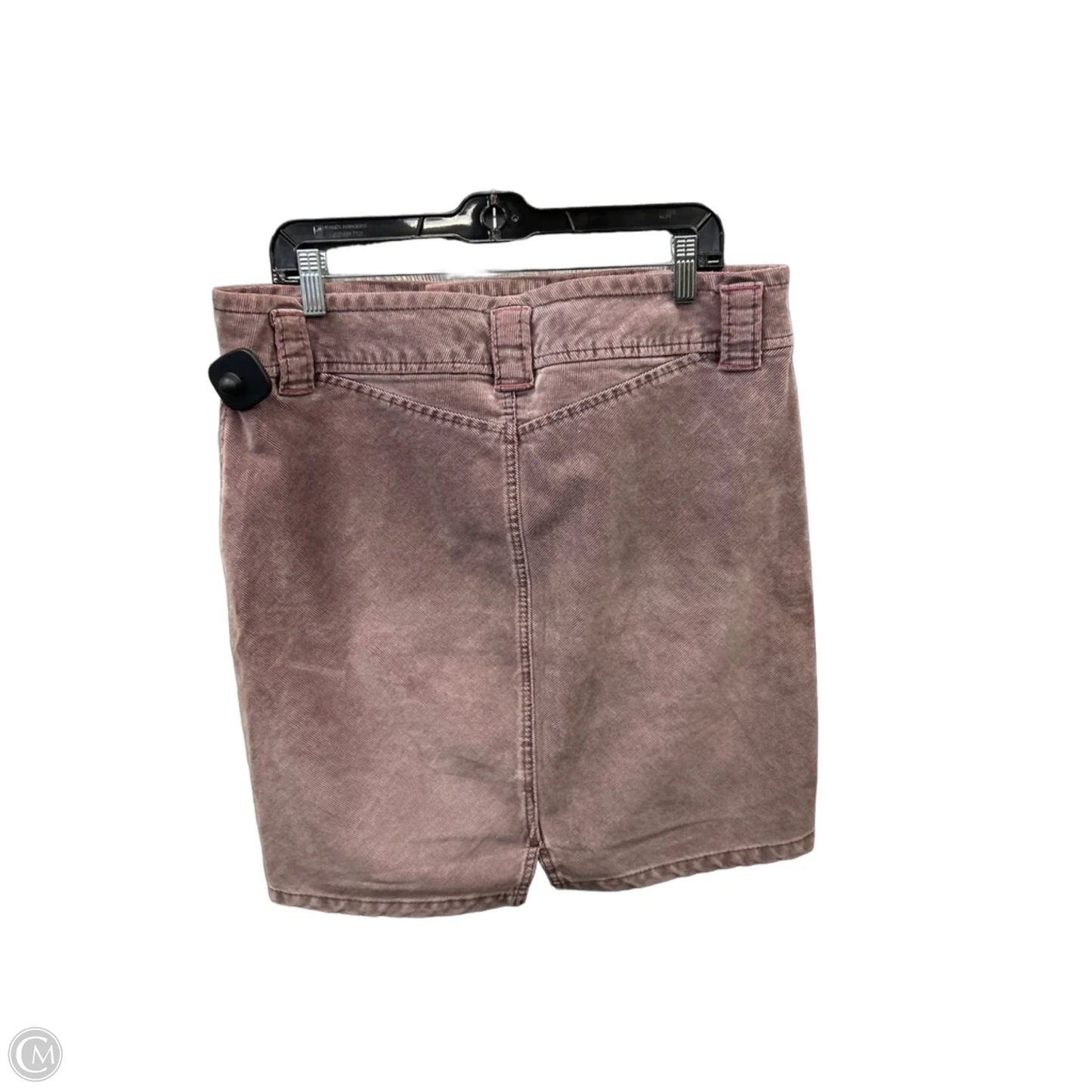Skirt Midi By Gap In Purple Denim, Size: Xl