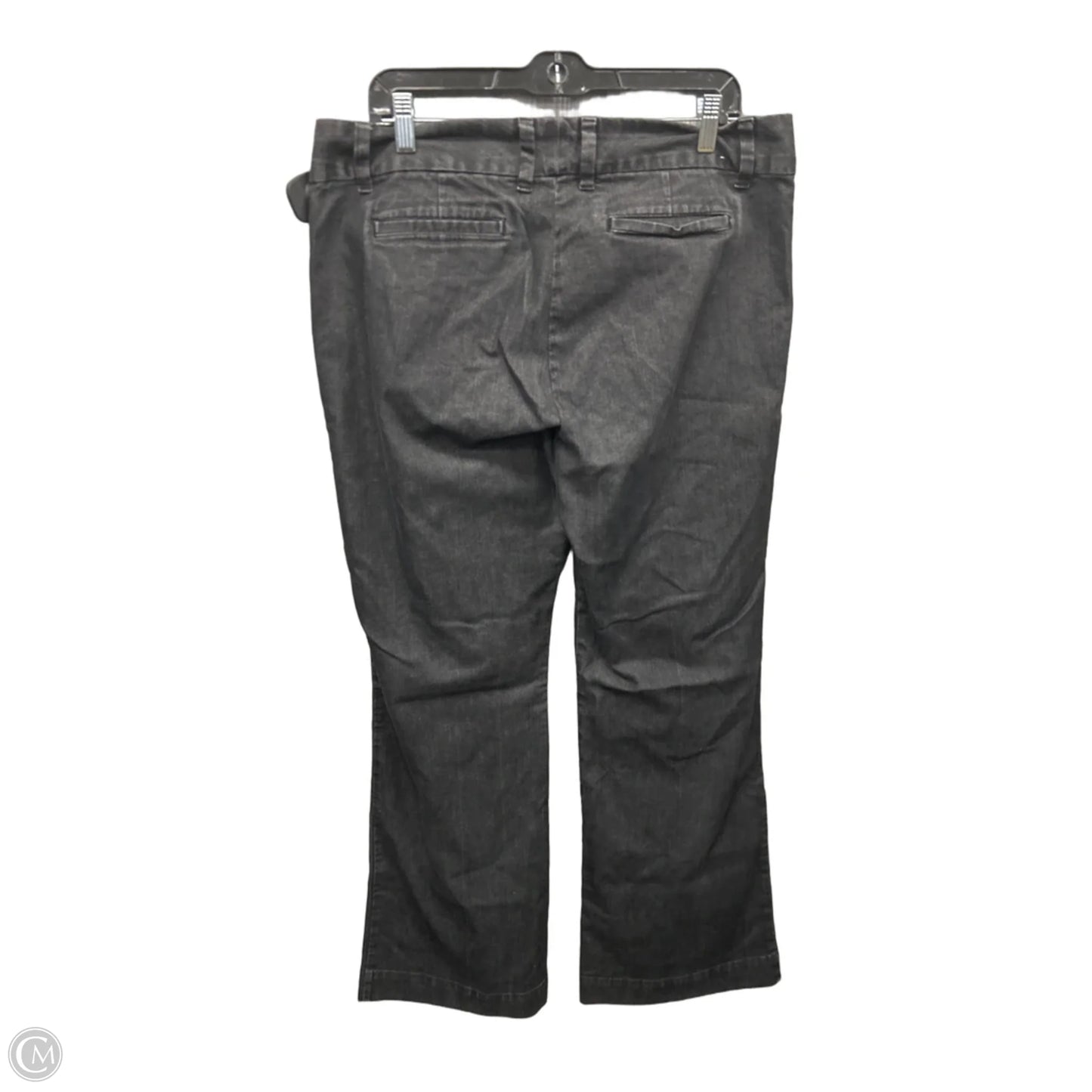 Jeans Wide Leg By Gap In Black Denim, Size: 14