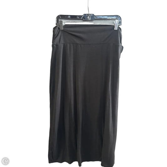 Skirt Maxi By Faded Glory In Black, Size: 8