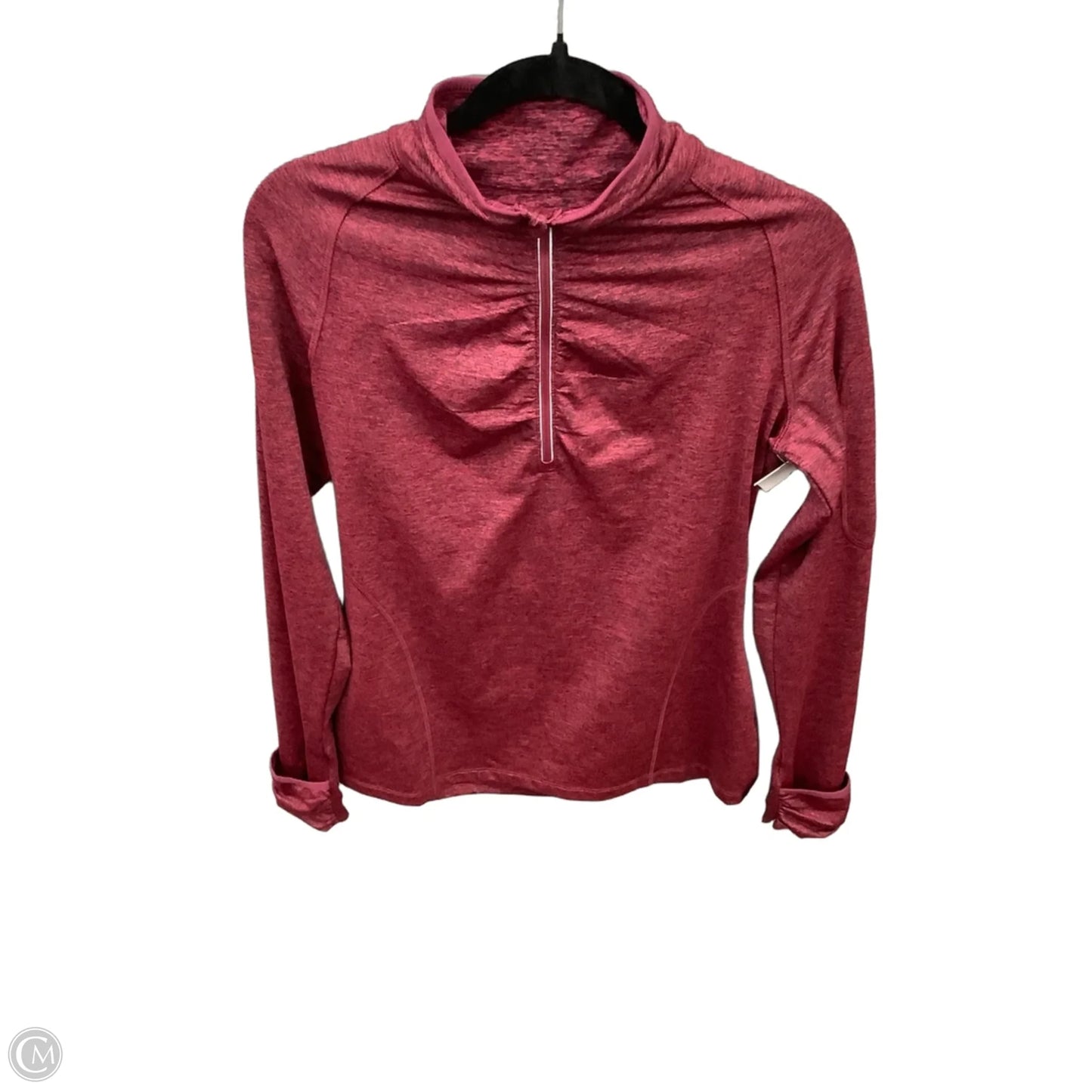 Athletic Sweatshirt Collar By Kirkland In Maroon, Size: M