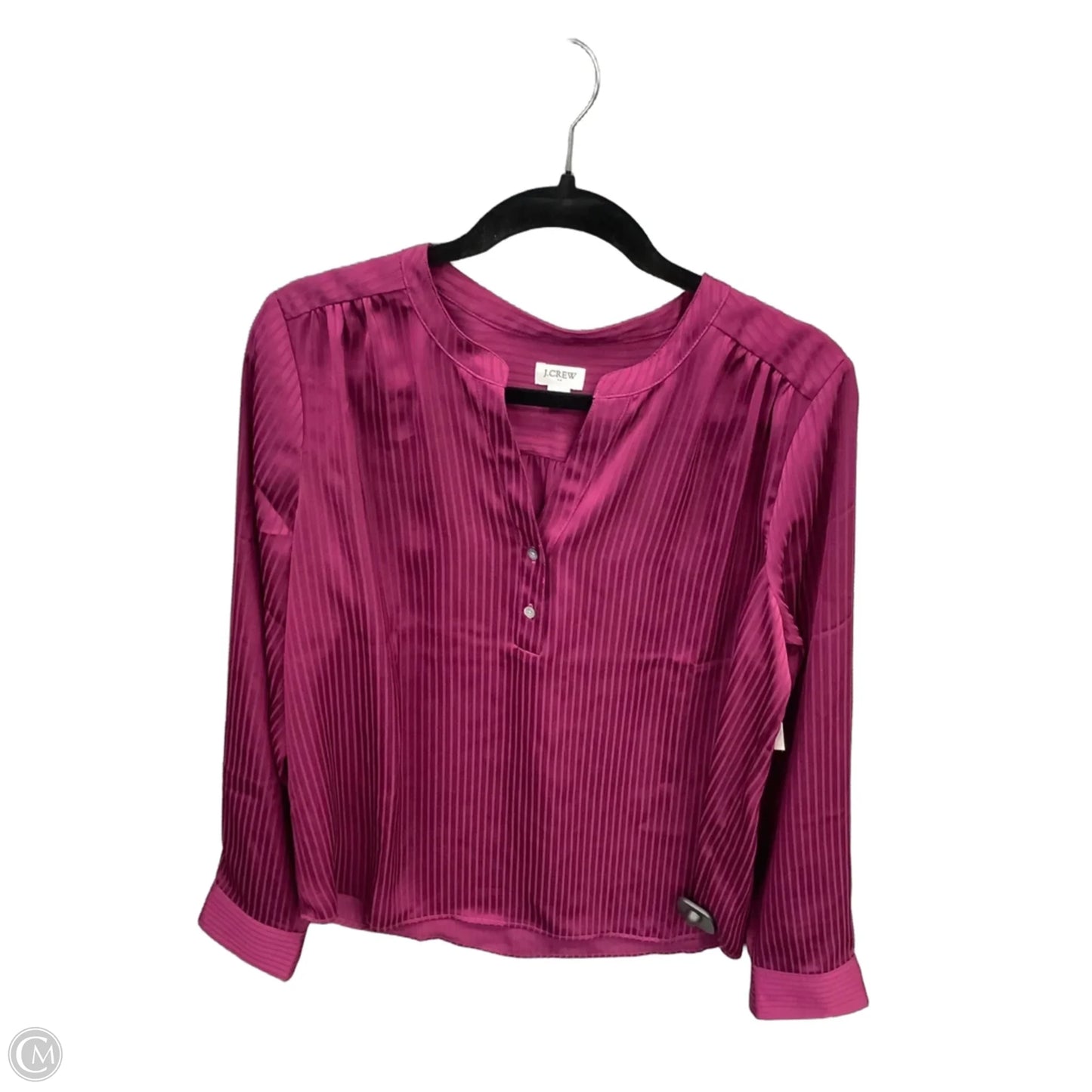 Top Long Sleeve By J. Crew In Purple, Size: M