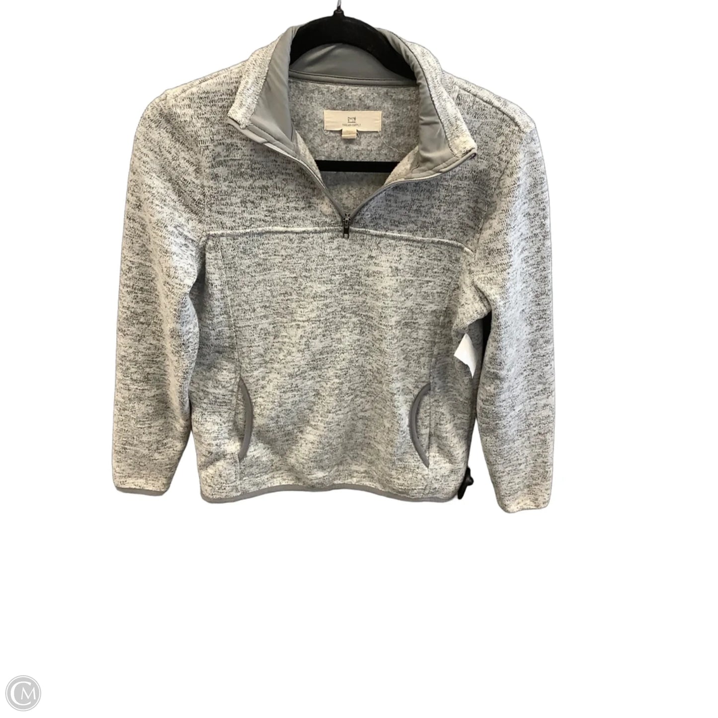 Sweatshirt Collar By Thread And Supply In Grey, Size: S
