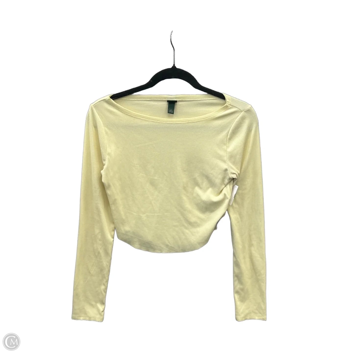 Top Long Sleeve By Wild Fable In Yellow, Size: S