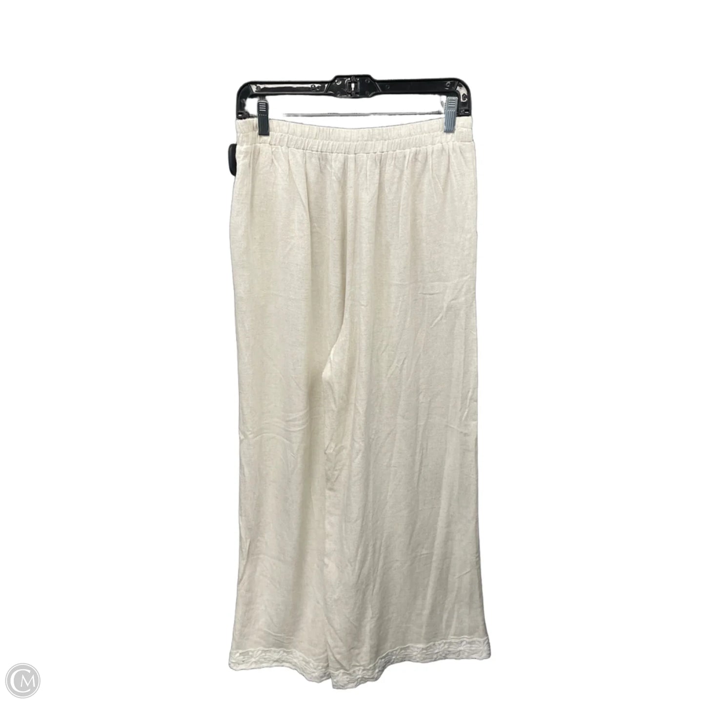 Pants Wide Leg By Clothes Mentor In Beige, Size: M