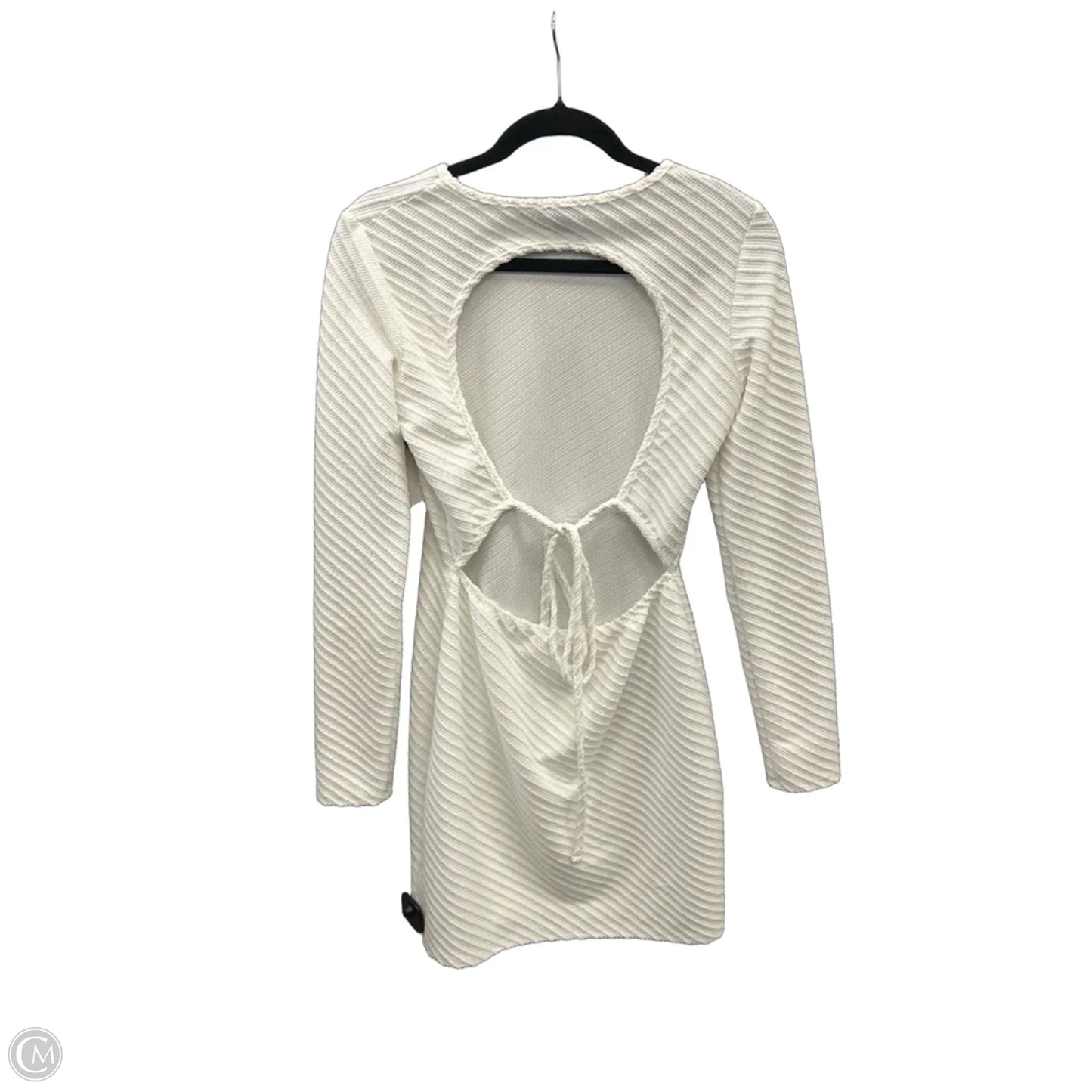 Dress Casual Midi By Pretty Little Thing In White, Size: M