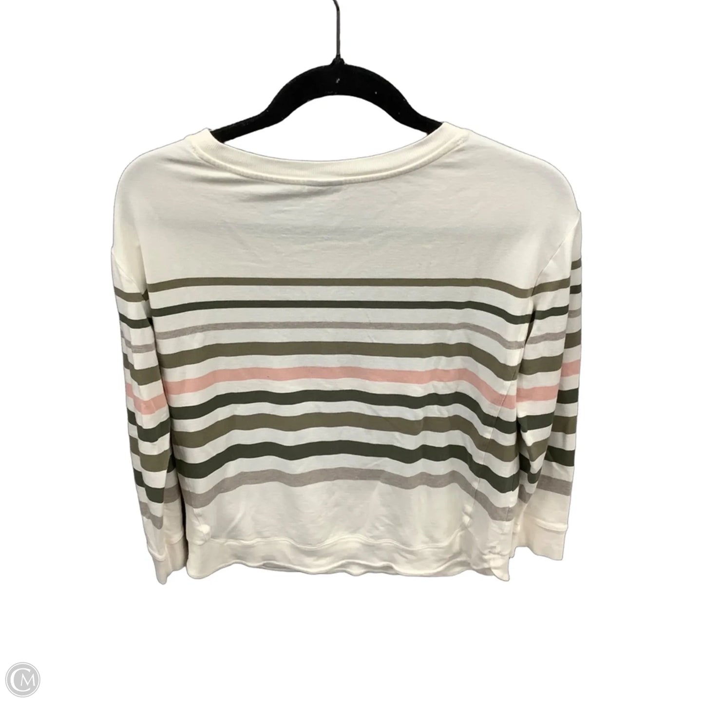 Top Long Sleeve By Chicos In Striped Pattern, Size: S