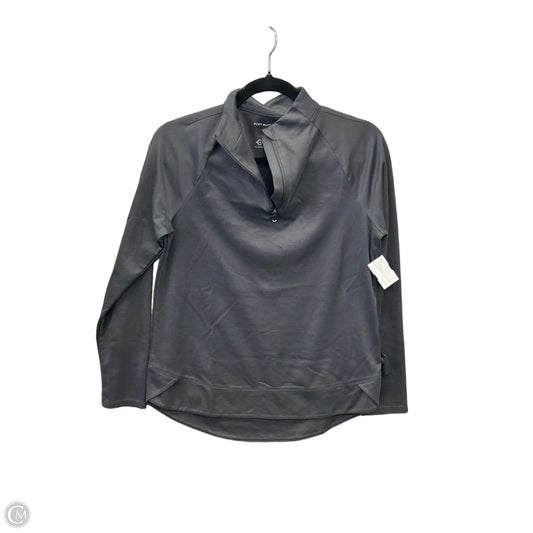 Athletic Top Long Sleeve Collar By Port Authority In Grey, Size: S
