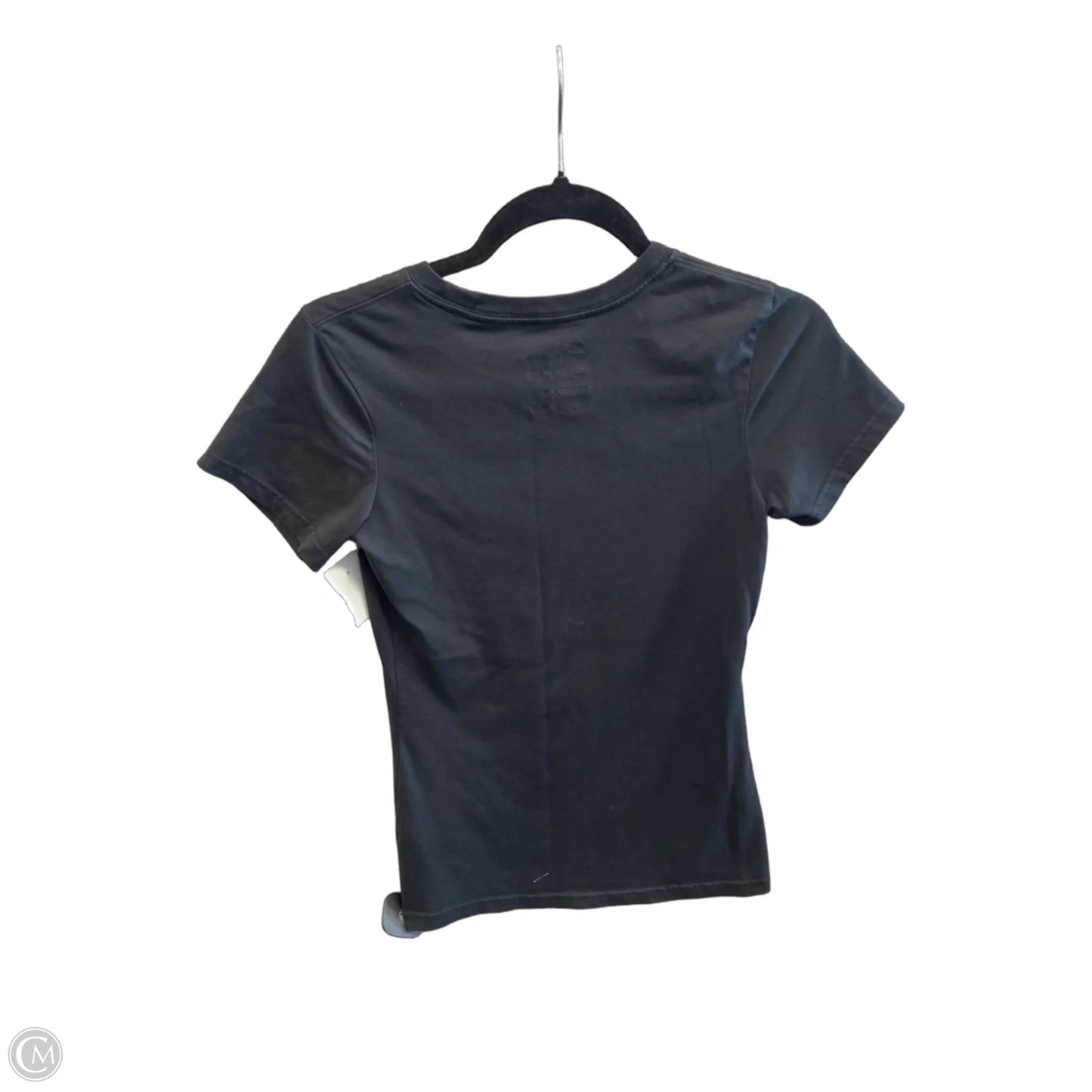 Athletic Top Short Sleeve By Nike In Black, Size: Sp