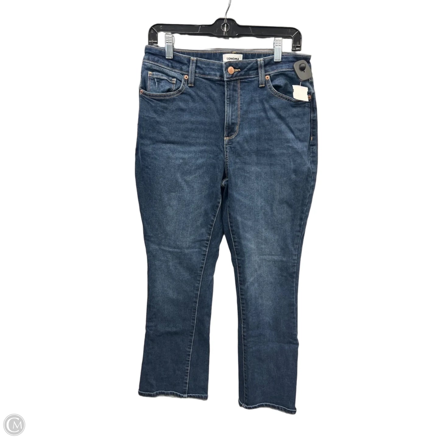 Jeans Straight By Sonoma In Blue Denim, Size: 10