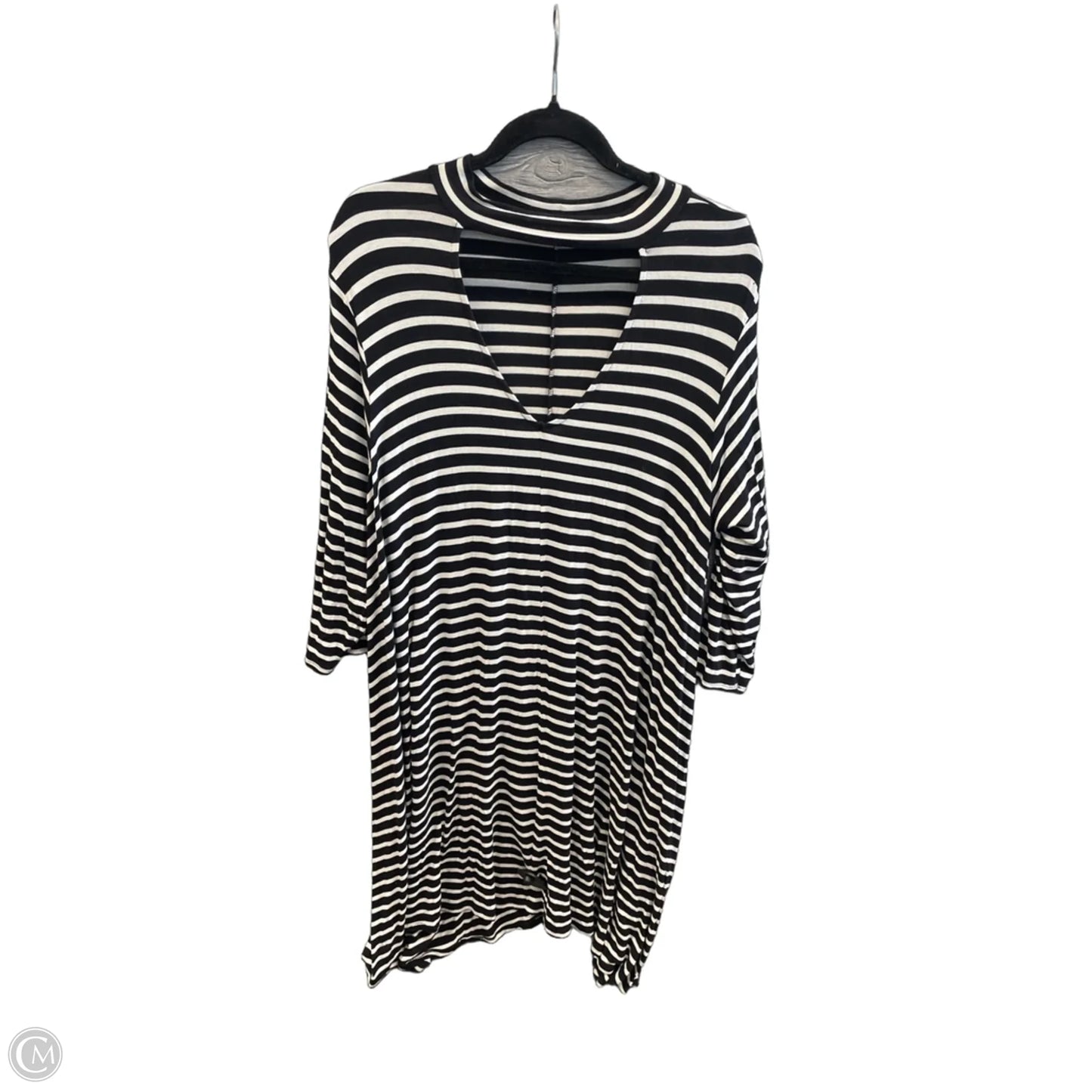 Dress Casual Midi By Boutique + In Striped Pattern, Size: 2x