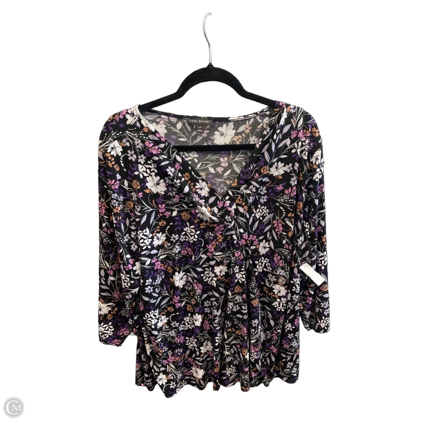 Top Long Sleeve By Lane Bryant In Floral Print, Size: 3x
