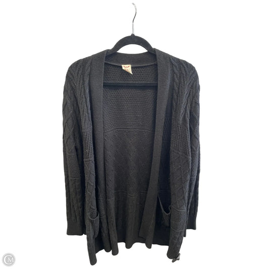 Cardigan By Faded Glory In Black, Size: Xxl