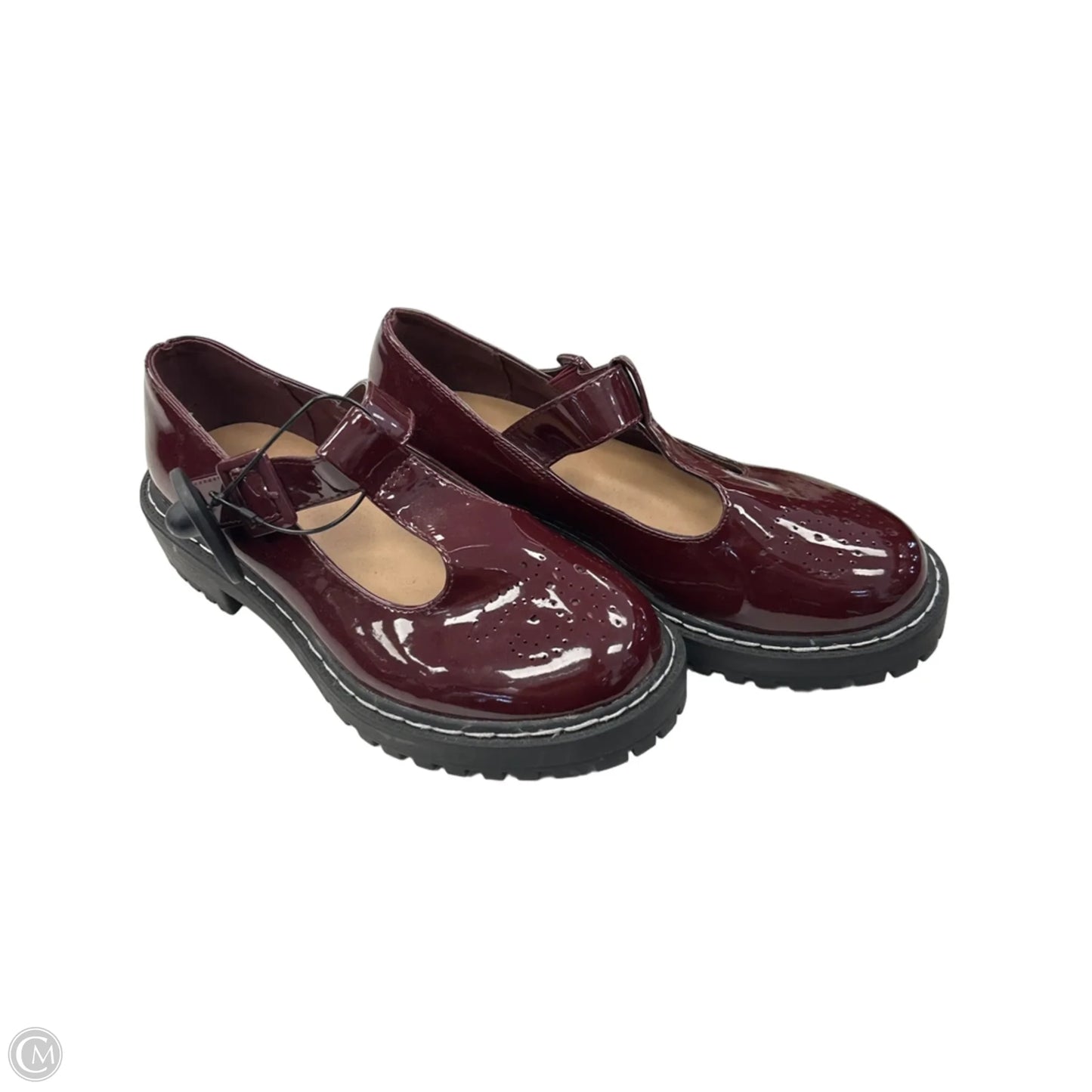 Shoes Flats By Torrid In Maroon, Size: 8