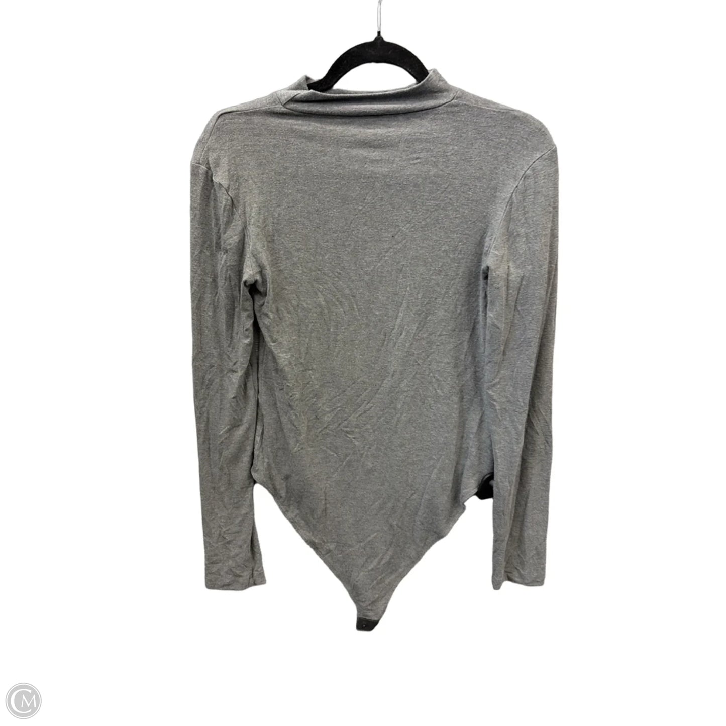 Top Long Sleeve By Clothes Mentor In Grey, Size: L