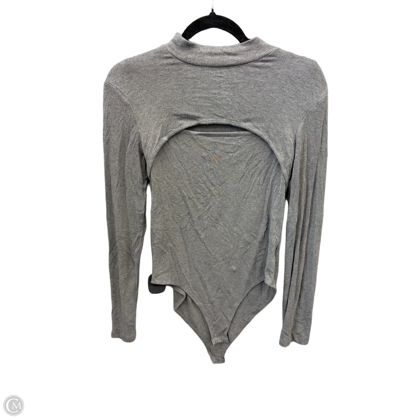 Top Long Sleeve By Clothes Mentor In Grey, Size: L